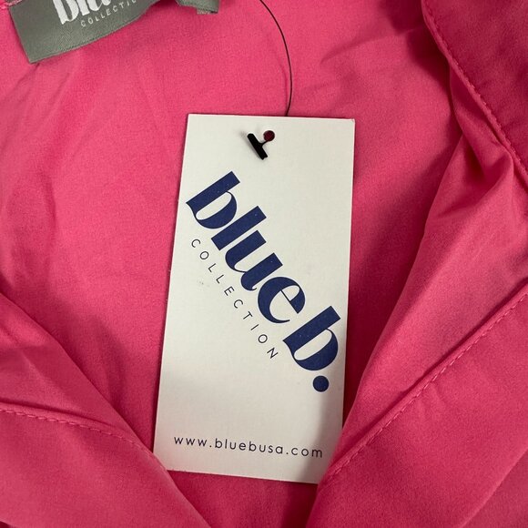 Blue b. Collection Hot Pink Western Shirt With Sequin Fringe & Boot Print Size L - Picture 5 of 8